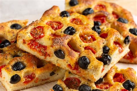 recette focaccia olives