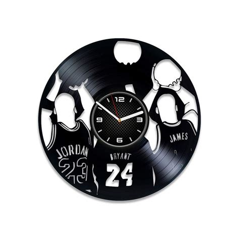 Buy DecorStudioUA Basketball Vinyl Record Wall Clock NBA Gift ...