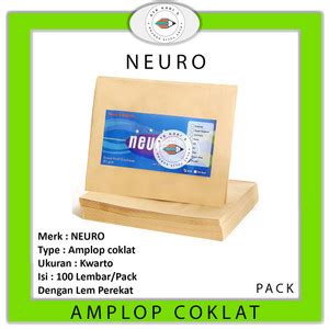 Jual HOT PROMO!!! Amplop Coklat Ukuran Kwarto Neuro ( 21 x 27 cm ) SEAL ...