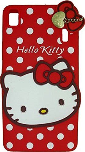 MVE(TM) Cute Hello Kitty 3D Cartoon Silicone with Pendant Back Case ...