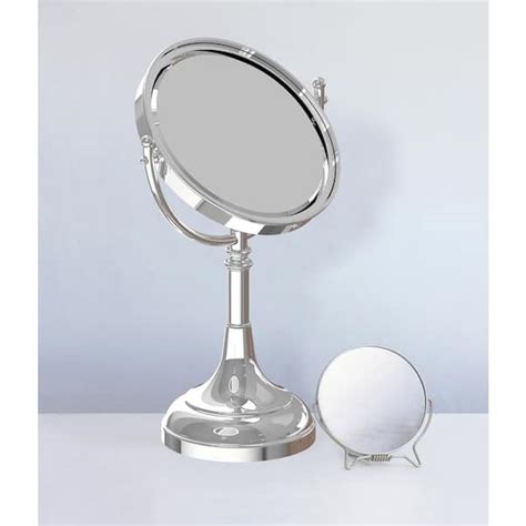 Buy 8 in. x 23.5 in. x 5 in. Vanity Top Makeup Mirror 2X Magnification ...