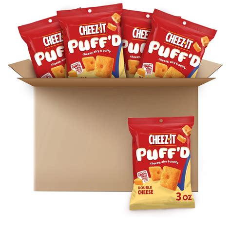 Buy Cheez-It Puff'd Cheesy Baked Snacks, Puffed Snack Crackers, Kids ...