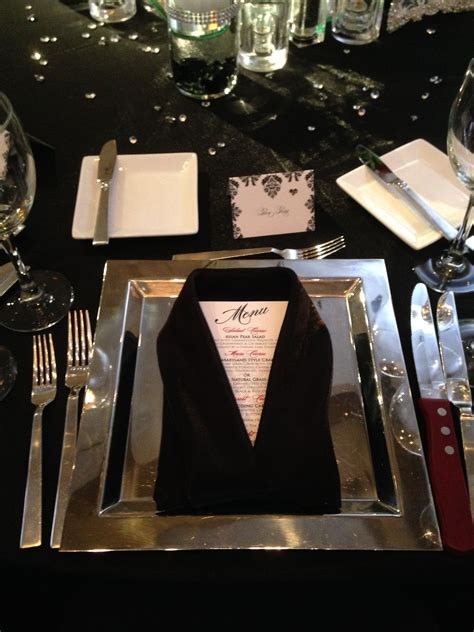 Black Tie Formal Wedding Decor Ideas