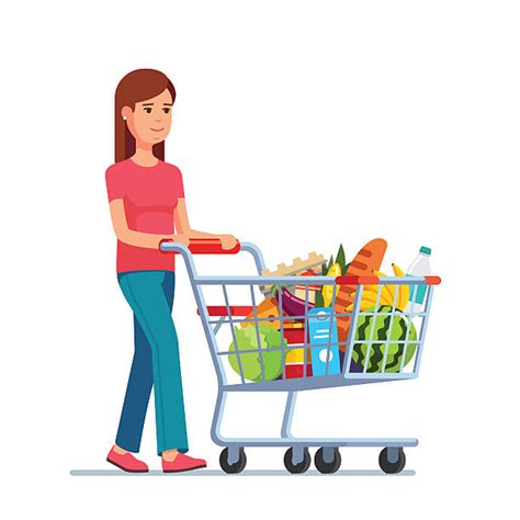 11,000+ Grocery Shopping Clipart Stock Illustrations, Royalty-Free ...
