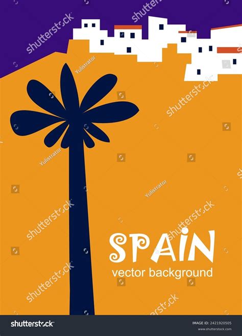 Spanish Vector Background Print Poster Cover Stock Vector (Royalty Free ...