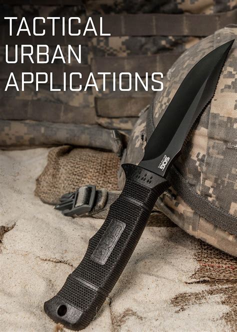 Sog Seal Strike Fixed-Blade Knife With Deluxe Sheath at Alex Mckean blog