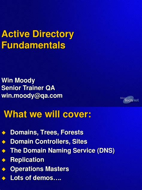 Active Directory Fundamentals 的图像结果