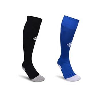 Nivia Ashtang 2.0 Football Stockings, Pack Of 2 (Black, Blue), Small ...