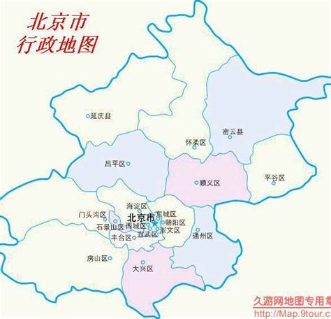 北京最新市区地图－－旅游地图