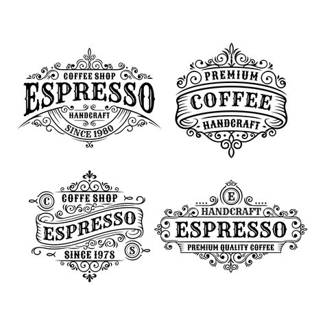 46+ Free Vintage Label Coffee Vectors Material