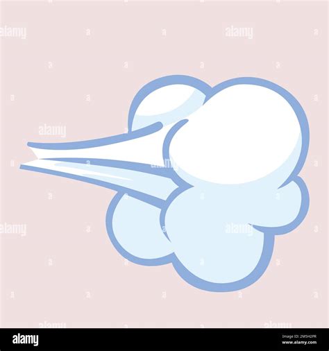 Cloud of cartoon smoke. Smoking process element and explosion effects Stock Vector Image & Art ...
