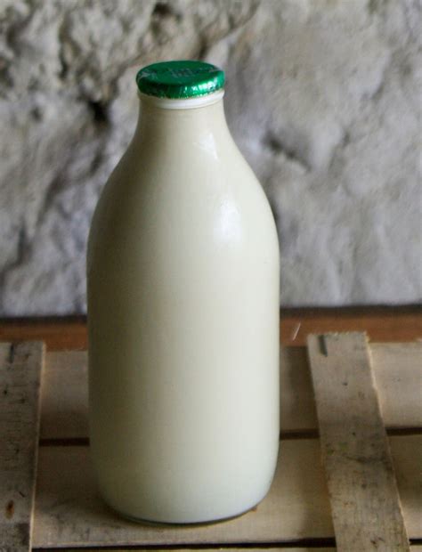 Glass bottle Semi-Skimmed Milk 1 pint – Grow Wild