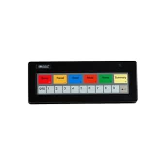 Bematech KB1700B-BK-RJRJ12 Programmable Keypad, PS/2 Interface, Legend ...
