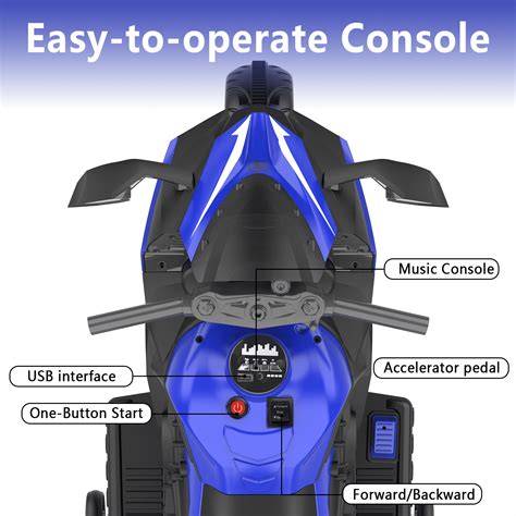 HNH 12V Ride on Toys for Kids, Motorcycle with India | Ubuy