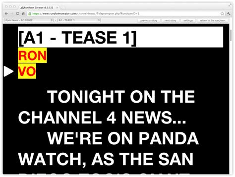 Teleprompter Script Sample 的图像结果