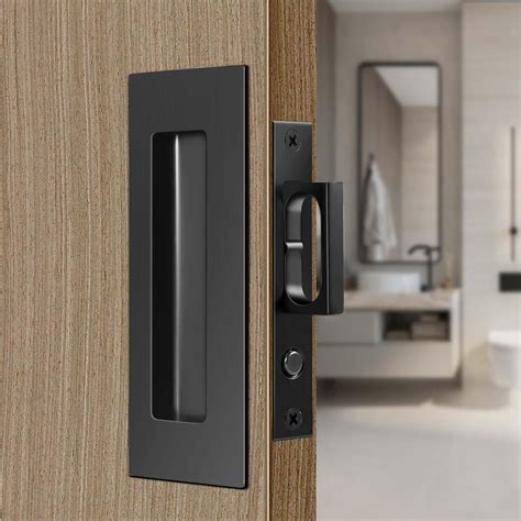 Eegoowa Pocket Door Handles,Pocket Door Hardware,Hidden Flush Handle ...
