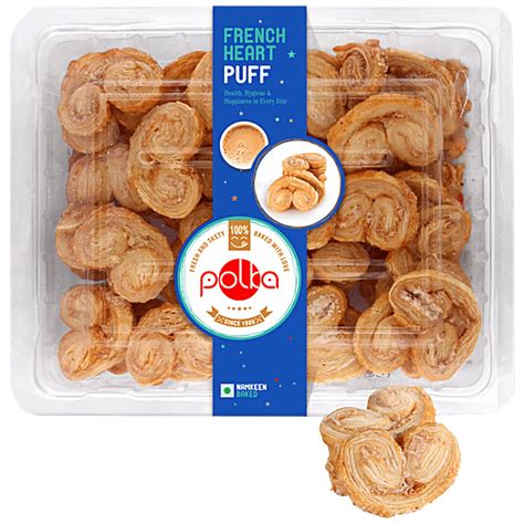 Buy POLKA French Heart Puff Cookies Online at Best Price of Rs 165 ...