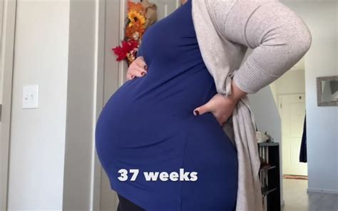 孕妇逐周记录自己的孕肚变化过程，看完更懂妈妈的付出是多么伟大！_哔哩哔哩 (゜-゜)つロ 干杯~-bilibili