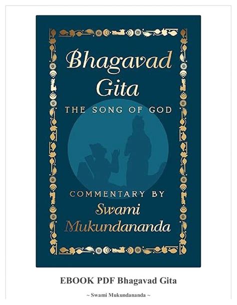Free PDF Bhagavad Gita by Swami Mukundananda