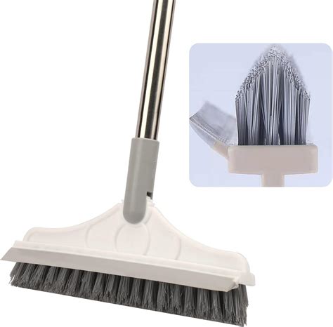 Amazon.com: 2 in 1 Floor Brush Scrubber with Long Handle Grout Brush 3 ...