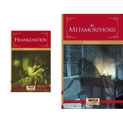 Buy Frankenstein + Metamorphosis - Franz Kafka (Maple Classics)(Set of ...