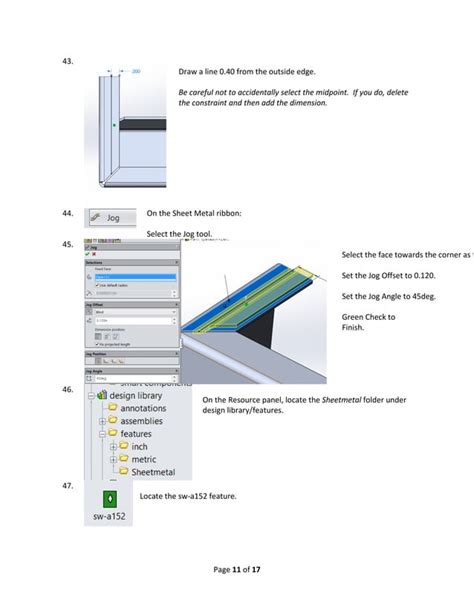 SolidWorks Sheet Metal Tutorial 的图像结果