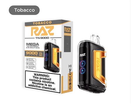 Tobacco - RAZ TN9000 Disposable Vape – TheSmokyBox
