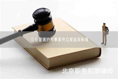 公安管辖的刑事案件立案追诉标准_北京浩伟刑事律师网