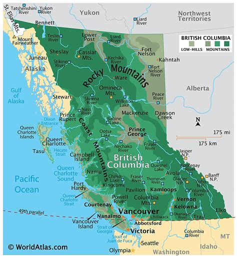 British Columbia Map