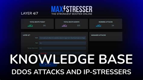 MAXSTRESSER - Knowledge base: IP stresser, booter, DDoS, stress test