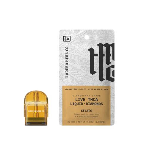 Gelato Live Resin Liquid Diamonds Pod Refill by Modern Herb Co 2G