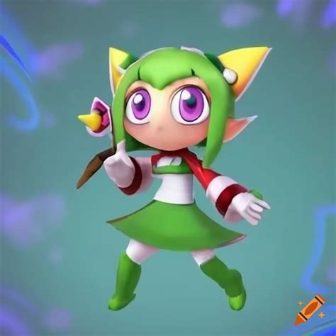 Cosmo the seedrian in super smash bros