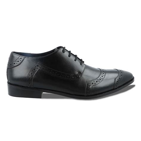 Naga Binary Cap Toe Brogue Derby Shoes – Naga Designs