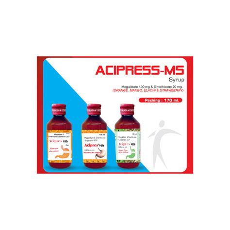 ACIPRESS-MS Suspension Pharma Drugs Chemicals
