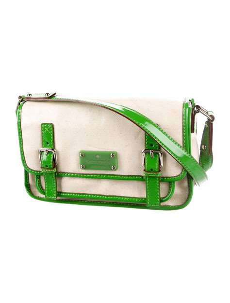 Kate Spade New York Leather-Trimmed Coated Canvas Crossbody bag ...