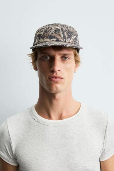 TREE PRINT CAP - Black | ZARA India