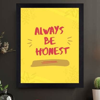 Motivational Brainy Wall Art Framed Quote Paper Print - Quotes ...