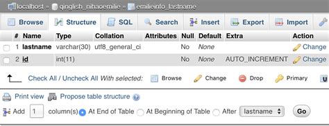 CreateDatabase MySQL PHP 的图像结果