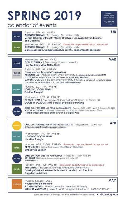 Emory Academic Calendar 2024 - Printable Word Searches