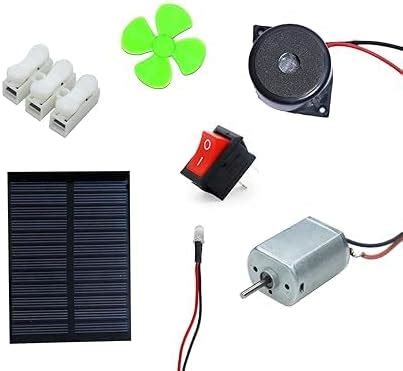Buy SP Electron DIY Mini School Solar Projects Kit, Motor, Battery ...