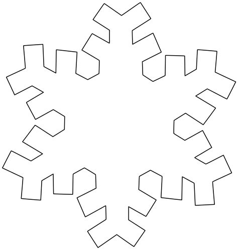 Image result for Basic Snowflake Shape