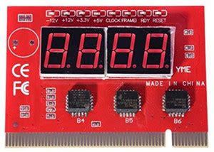 Stookin pci 4-Digit PC Motherboard Diagnostic Card With User Manual ...