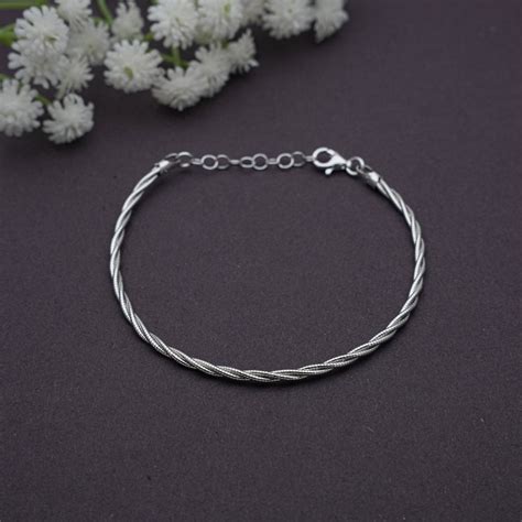Rope Italian Bracelet- 925 Sterling Silver