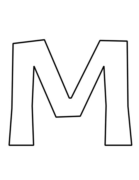 Lowercase M Bubble Letter