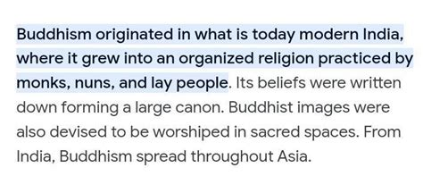 Essay on Buddhism in India - Brainly.in