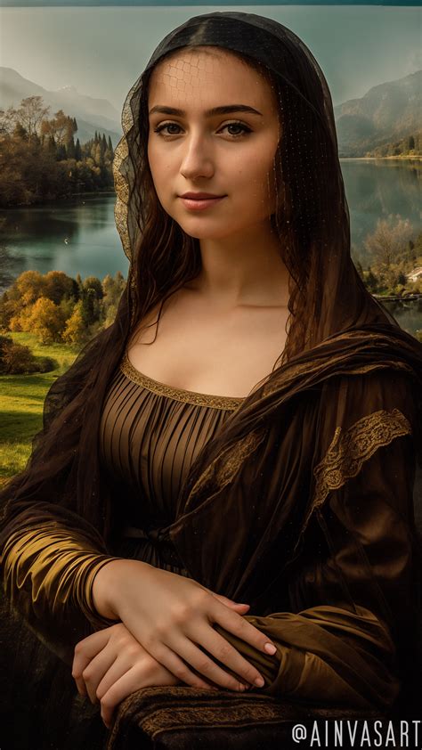 Realistic Mona Lisa - AI by AinvasArt on DeviantArt