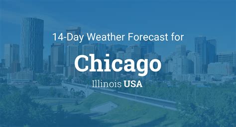 Chicago, Illinois, USA 14 day weather forecast