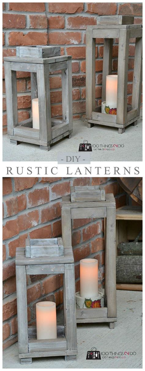 How to Make Rustic Lanterns 的图像结果