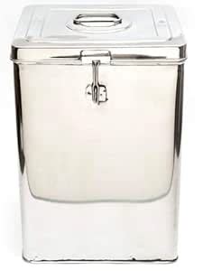 Buy 5Kg Airtight Stainless Steel Container | Food Grade Storage Box for ...