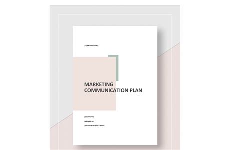Communication Plan Template 的图像结果